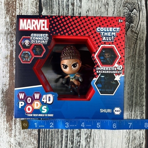 WOW Pods Avengers SHURI Immersive 4D Backgrounds Superhero Collectibles NEW - Picture 2 of 4